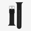 Withit Apple Compatible Unisex Adult Black Watch Band Wi/t-aw3-001-98-bx-01 In Black