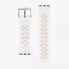 Withit Apple Compatible Unisex Adult White Watch Band Wi/t-as4-008-43-bx-01 In Multi