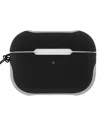 Withit Black And Grey Sport Cover Designed For Apple Airpods Pro In Black