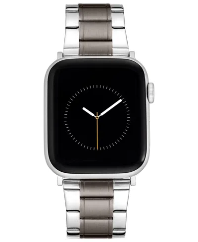 Withit Black And Silver-tone Stainless Steel Y-link Bracelet Designed For Apple Watch 42mm (series 1-3 Only