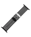 Withit Black Nylon Band Designed For Apple Watch 42mm (series 1-3 Only) & 44/45/46/49mm (ultra & Ultra 2) In Black