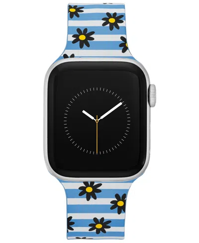 Withit Blue Flower Child Silicone Band By Dabnee Lee Designed For Apple Watch 42mm (series 10) & 38/40/41mm