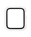 Withit Unisex Clear Full Protection Bumper With Glass For 45mm Apple Watch In Clear