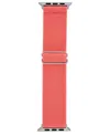 Withit Coral Woven Elastic Band Designed For Apple Watch 42mm (series 1-3 Only) & 44/45/46/49mm (ultra & Ul In Pink