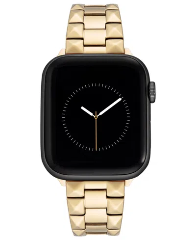 Withit Rose Gold-tone Stainless Steel Pyramid Bracelet Designed For Apple Watch 42mm (series 10) & 38/40/41