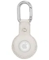 Withit Gray Leather Cover Designed For Apple Airtag In Gray