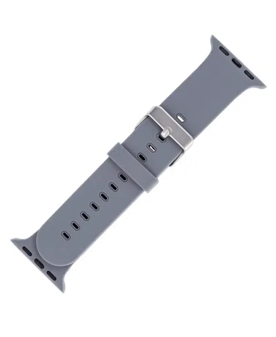 WITHIT GRAY SMOOTH SILICONE BAND DESIGNED FOR APPLE WATCH 42MM (SERIES 10) & 38/40/41MM