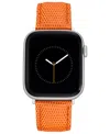 Withit Orange Genuine Lizard Grain Leather Band Designed For Apple Watch 42mm (series 1-3 Only) & 44/45/46/ In Orange