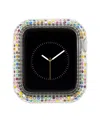 Withit Clear Bumper With Rainbow Crystals For 40mm Apple Watch In Multi