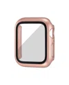 Withit Rose Gold-tone Protective Glass With Integrated Protective Case Designed For 45mm Apple Watch In Gold-tone