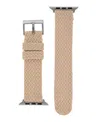 Withit Tan Woven Perlon Band Designed For Apple Watch 42mm (series 1-3 Only) & 44/45/46/49mm (ultra & Ultra In Neutral