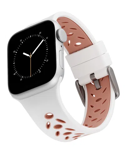 Withit White And Pink Silicone Sport Band Designed For Apple Watch 42mm (series 1-3 Only) & 44/45/46/49mm ( In Blue
