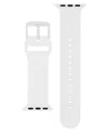 Withit White Silicone Keeperless Band Designed For Apple Watch 42mm (series 1-3 Only) & 44/45/46/49mm (ultr In White