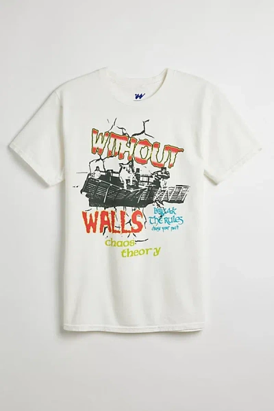 Without Walls Zine Tee In Cream, Men's At Urban Outfitters