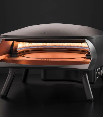 Witt Rotante Pizza Oven In Black