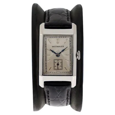 Pre-owned Wittnauer Steel Art Deco Tank Style, 1930's In Multi