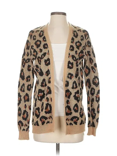 Pre-owned Witty Fox Cardigan Sweater In Brown