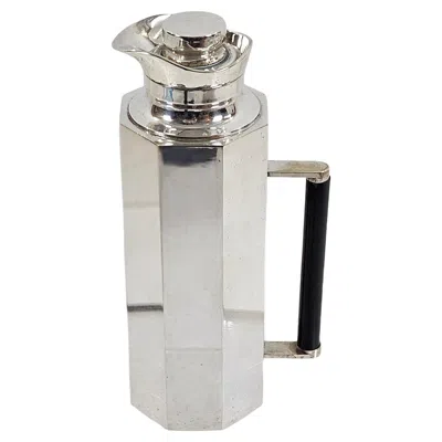 Pre-owned Wiwen Nilsson Art Deco Pitcher, Silver Plate, Xarr Monaco, 1970s