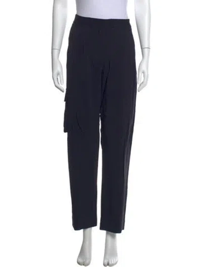 Pre-owned Wj Martin Straight Leg Pants In Blue