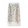 Jiaying Wang Wjy Studio London Gold / Silver / White Embroidered Sequin Sheer White Cream Dress Skirt In Gold/silver/white