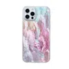 Wjy Studio London Blue / Purple Iridescent Mother-of-pearl Luxe Phone Case Pink In Multi