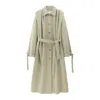 Jiaying Wang Wjy Studio London Women's Neutrals Timeless Long Trench Coat