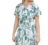 Wknd Wyfr St. Barth's Midi Dress In Faded Army Green In Green