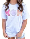 Wknder Mom Graphic Tee In Ash In Grey