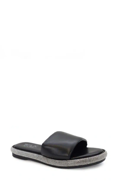 Wlk By S. Miller Dorothy Slide Sandal In Black