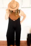 Wlm Janice Drawstring Jumper In Black In Black