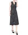 Wlzd 2pc Vest & Skirt Set In Black