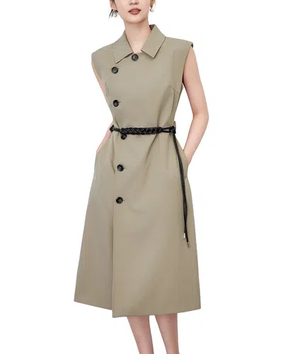 Wlzd Midi Dress In Gray