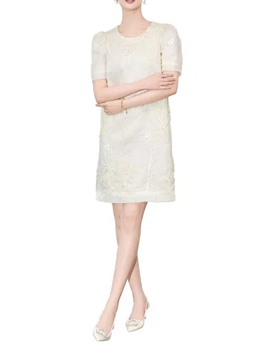 Wlzd Silk - Blend Mini Dress In Neutral