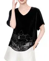 Wlzd Silk Top In Black