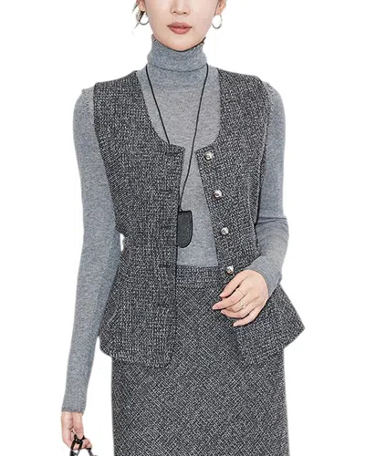 Wlzd Vest & Skirt Set In Gray