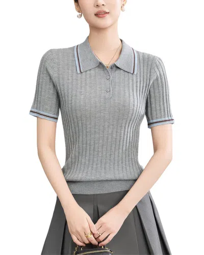 Wlzd Wool-blend T-shirt In Gray