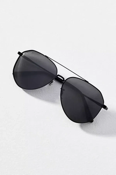 Wmp Eyewear Ramsey Metal Aviator Sunglasses In Black