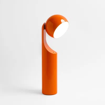 Wms&co Mono Portable Lamp: Tangerine In Orange