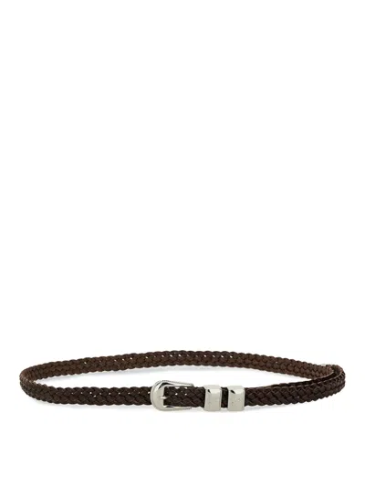 Woburn Walk Wing Tip 6-ply Belt In Brown