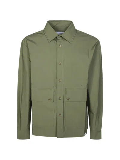 Woc Buttoned Pocket Shirt In Green