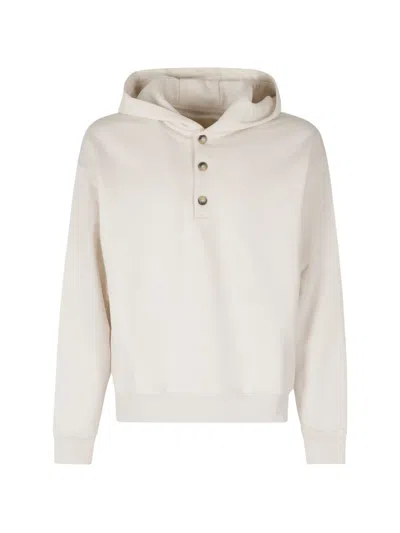 Woc Button-up Hoodie In Neutral