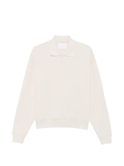 Woc Calgary Polo-collar Sweatshirt In Gold
