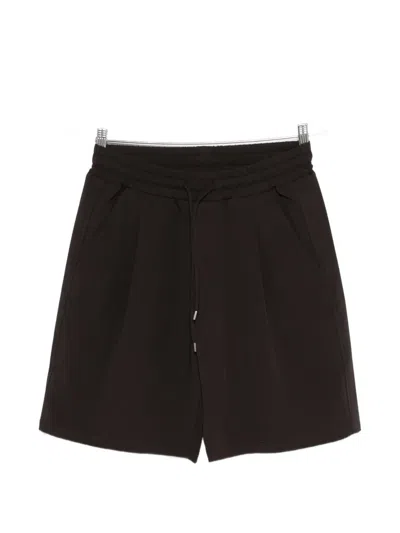 Woc Casablanca Drawstring Track Shorts In Brown