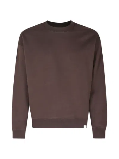 Woc Crew-neck Sweatshirt In Brown