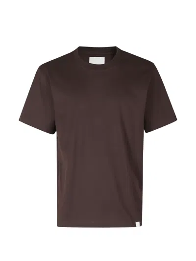 Woc Crew-neck T-shirt In Brown
