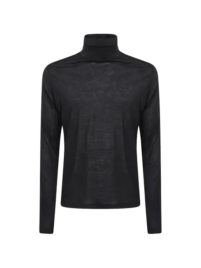 Woc Dax Roll-neck Sweater In Black