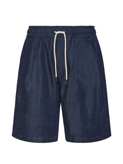 Woc Drawstring-fastening Shorts In Blue
