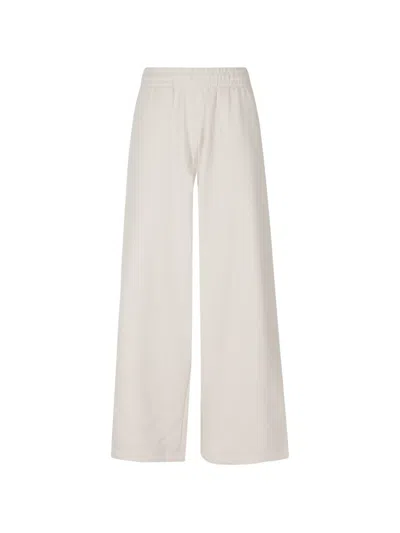 Woc Elasticated-waist Wide-leg Track Pants In Neutral