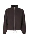 Woc Lanzhou Drawstring Jacket In Brown
