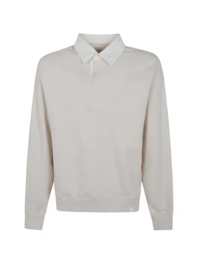 Woc Lincoln Long-sleeve Polo Shirt In Gray